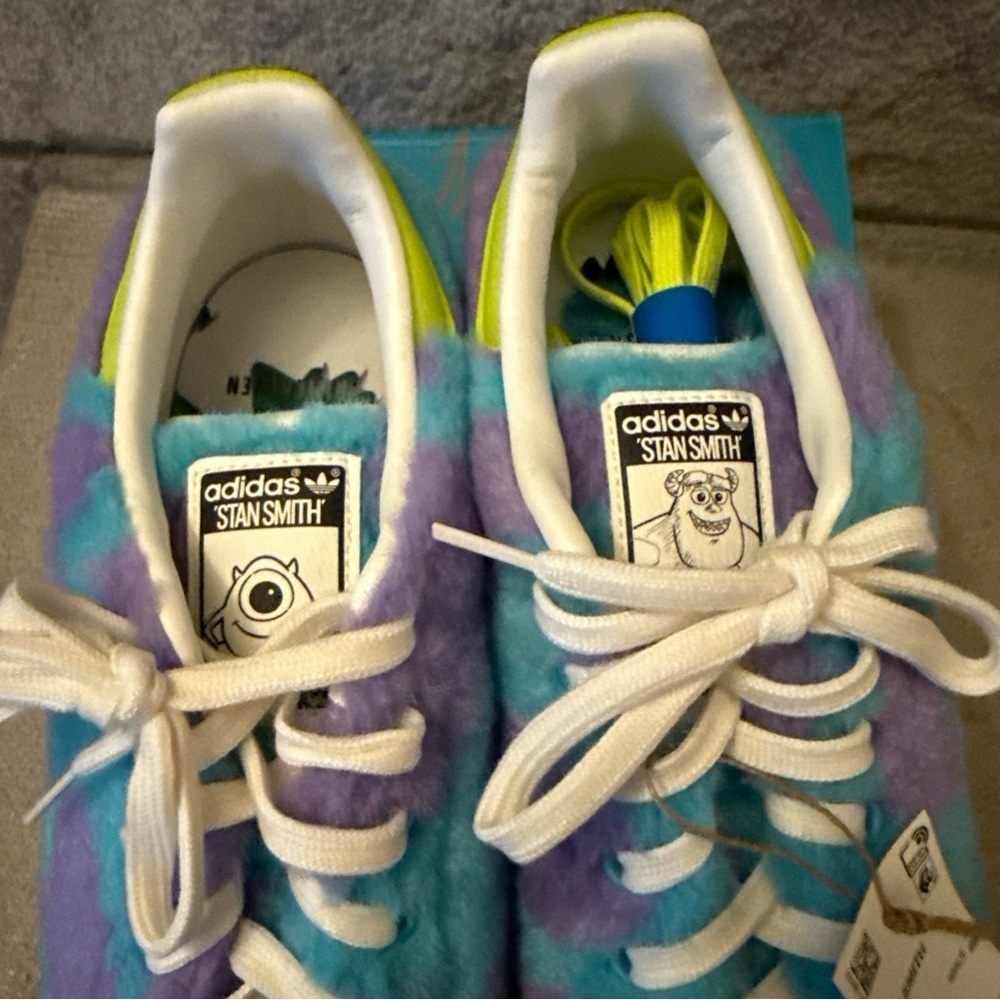 Adidas Stan Smith x Monsters Inc Mike Sulley Men’s Size 10 GZ5990 - Picture 6 of 9